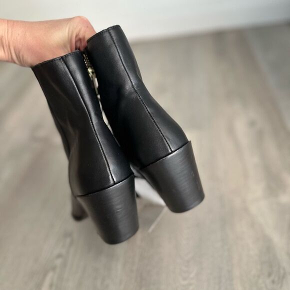 Mango Genuine Leather Ankle Boots - Picture 4 of 8